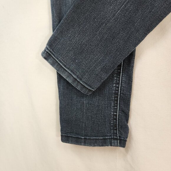 Democracy Ab Technology Skinny Ankle Jeans Women's 8 Denim Mid Rise Dark Wash - Picture 7 of 9